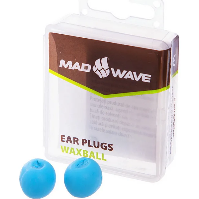 Беруши для плавания силиконовые Ear Plug MADWAVE M07170 см1 (Зеленый)