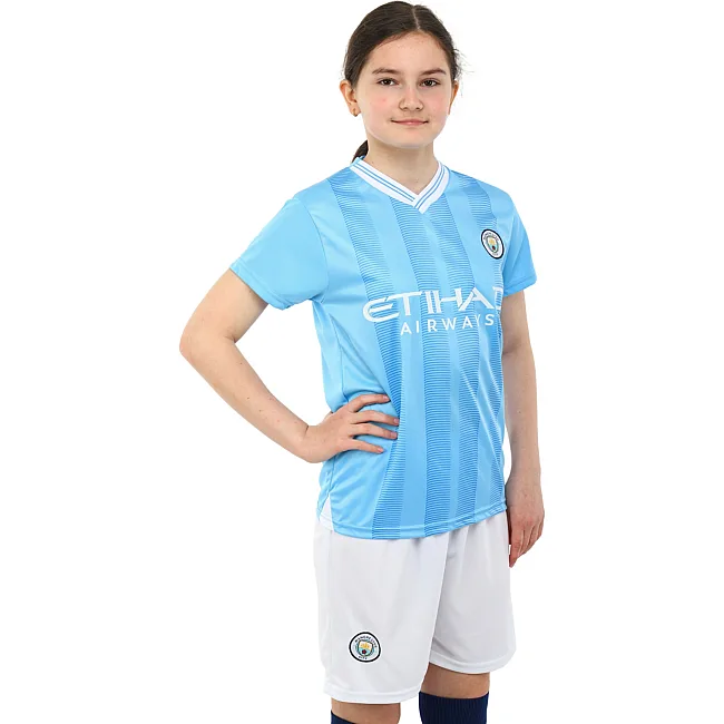 Футбольная форма детская с символикой клуба
 MANCHESTER CITY домашняя 2024 SP-SPORT
 CO-6317 20-28