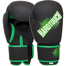Рукавички боксу PU HARD TOUCH BO-4432 (Чорний-зелений)