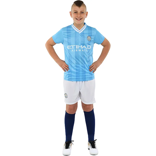Футбольная форма детская с символикой клуба
 MANCHESTER CITY домашняя 2024 SP-SPORT
 CO-6317 20-28