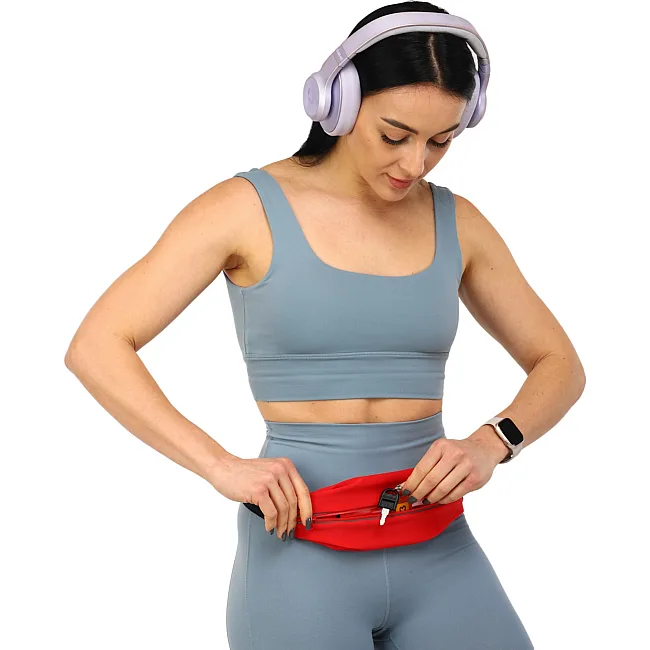 Сумка на пояс спортивная для бега с сенсорным экраном RUNNING WAISTPACK SP-SPORT
 GA-506 (Голубой)