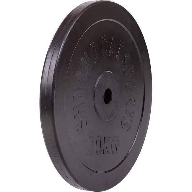 Блины диски обрезиненные SHUANG CAI SPORTS TA-2188-20S 30мм 20кг