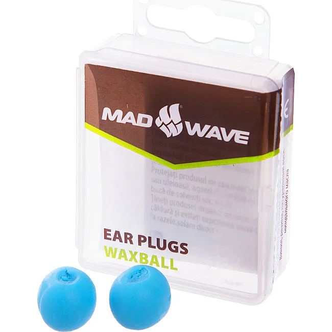 Беруши для плавания силиконовые Ear Plug MADWAVE
 M07170 см
1 (Голубой)