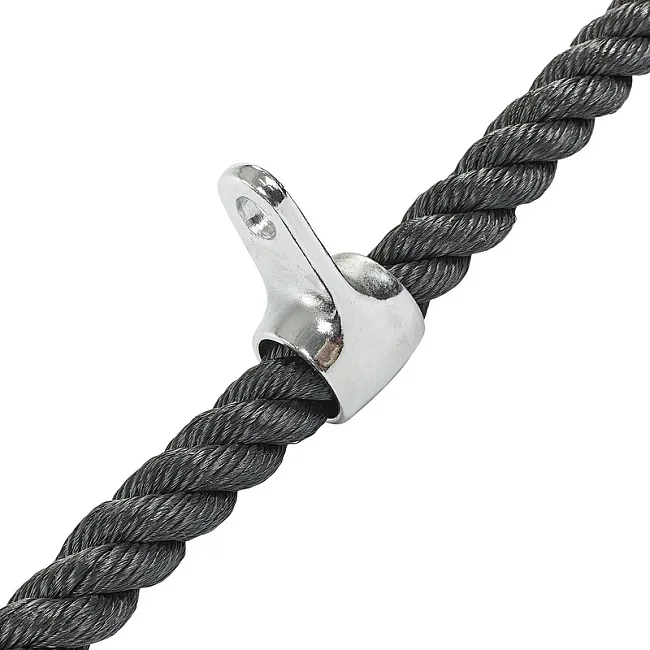 Канат гибкая тяга для трицепса с двойным хватом HIGHQ SPORT SC-8436-241 67см