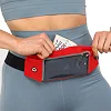 Сумка на пояс спортивная для бега с сенсорным экраном RUNNING WAISTPACK SP-SPORT
 GA-506 (Голубой)