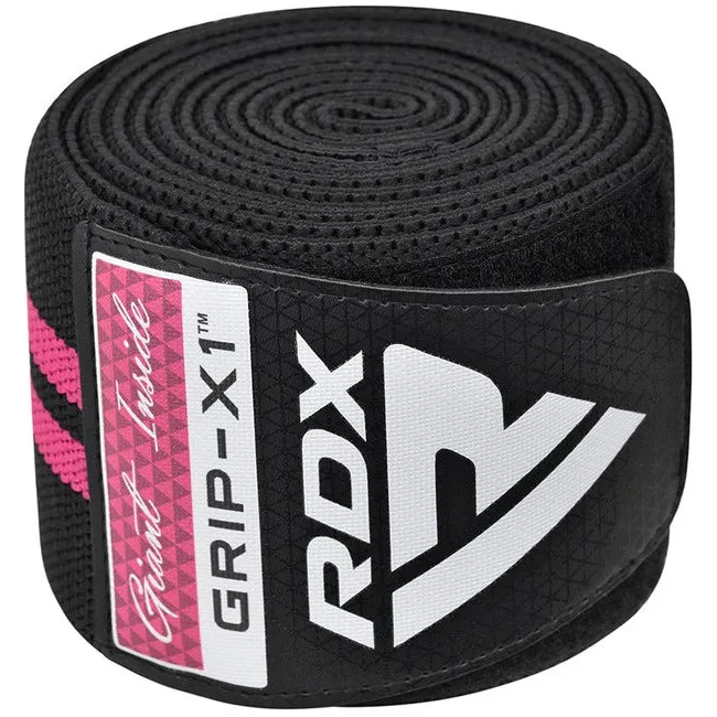 Бинты на колени RDX GYM KNEE WRAP R11 BLACK/PINK