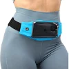 Сумка на пояс спортивная для бега с сенсорным экраном RUNNING WAISTPACK SP-SPORT GA-506 (Голубой)