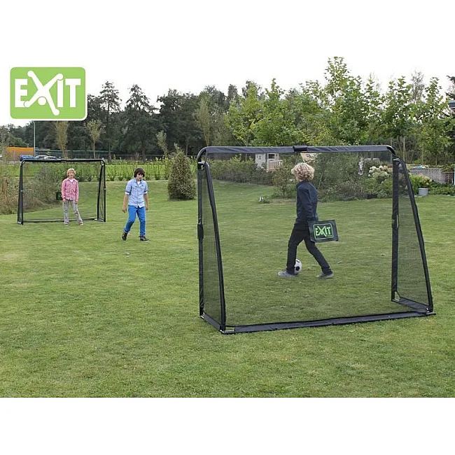 Ворота футбольные EXIT Coppa 220 х 170 см, черные