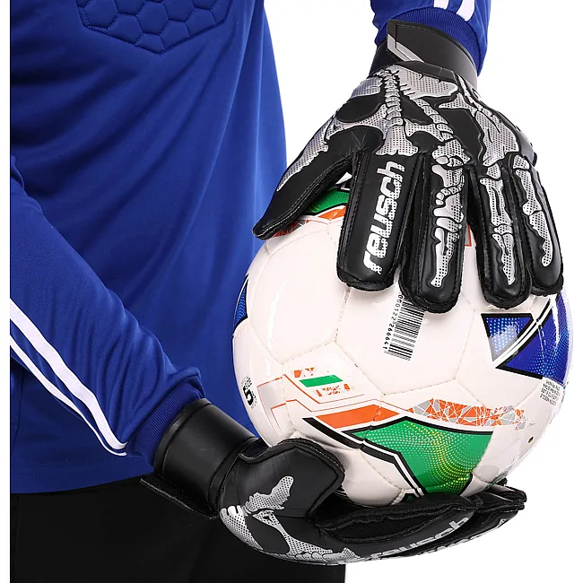 Вратарские перчатки
 с защитой пальцев SP-SPORT

 FB-815 (Черный-белый)