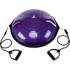 Балансировочная платформа полусфера BU с эспандерами ZELART BS-1590 (Фиолетовый)