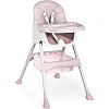 Стульчик для кормления со столиком Ricokids Milo 79 х 62 х 94 см - розовато-белый