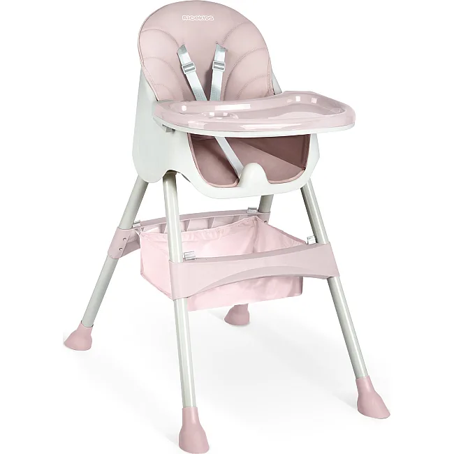 Стульчик для кормления со столиком Ricokids Milo 79 х 62 х 94 см - розовато-белый