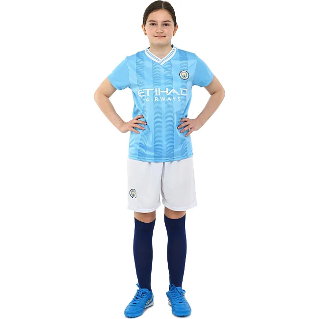 Футбольная форма детская с символикой клуба
 MANCHESTER CITY домашняя 2024 SP-SPORT
 CO-6317 20-28