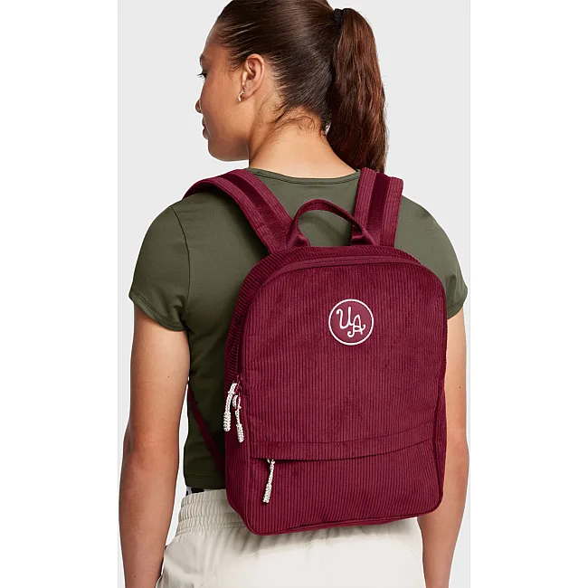 Рюкзак UNDER ARMOUR Loudon Corduroy SM BP 10L бордовый Жен 25x35,5x10 см