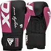 Боксерські рукавиці RDX REX F4 PINK/BLACK (капа в комплекті)