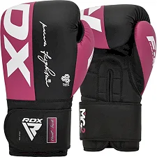 Боксерские перчатки RDX REX F4 PINK/BLACK