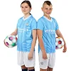 Футбольна форма дитяча із символікою клубу MANCHESTER CITY домашня 2024 SP-SPORT CO-6317 20-28