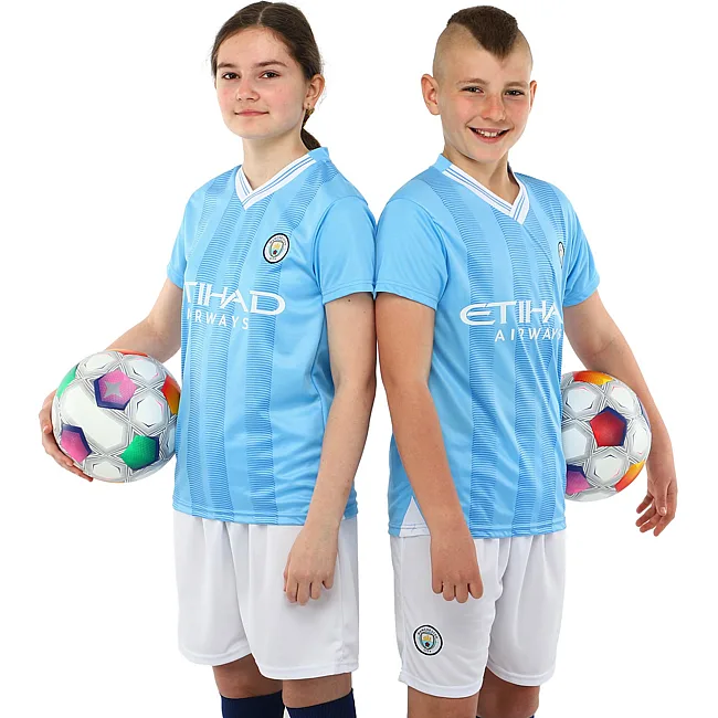 Футбольная форма детская с символикой клуба
 MANCHESTER CITY домашняя 2024 SP-SPORT
 CO-6317 20-28