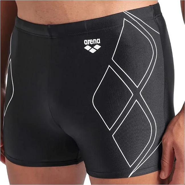 Плавки-шорты для мужчин Arena GRAPHIC SWIM SHORT черный