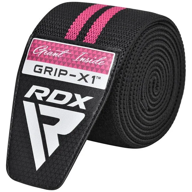 Бинты на колени RDX GYM KNEE WRAP R11 BLACK/PINK