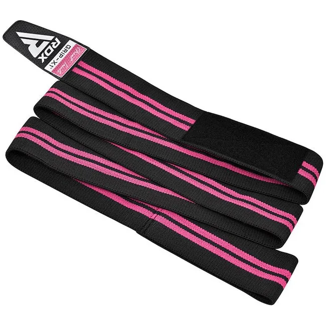 Бинты на колени RDX GYM KNEE WRAP R11 BLACK/PINK