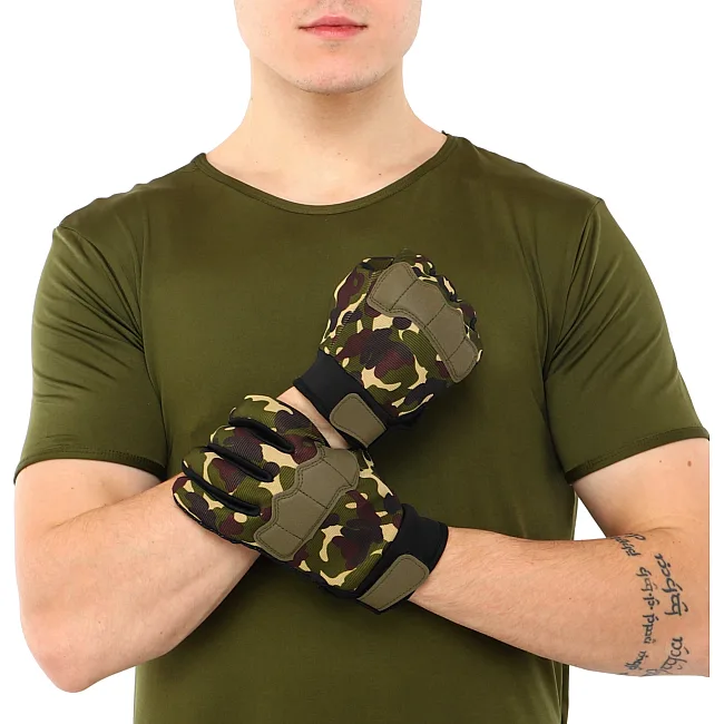 Тактические перчатки
 SP-SPORT

 BC-8791 (Камуфляж)