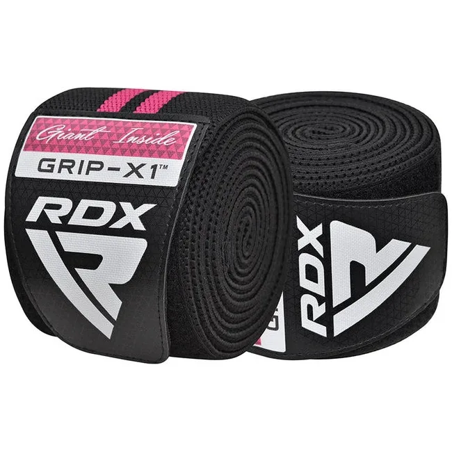 Бинты на колени RDX GYM KNEE WRAP R11 BLACK/PINK