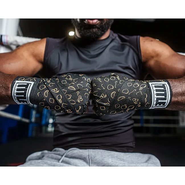 Бинты для бокса TITLE Boxing Print 450см Slot Machine