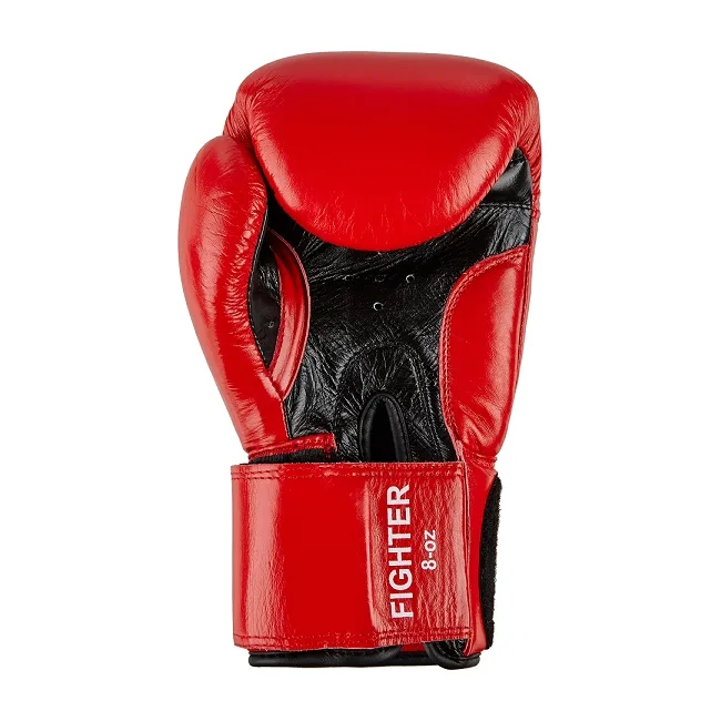 Боксерские перчатки Benlee FIGHTER Кожа /красно-черные