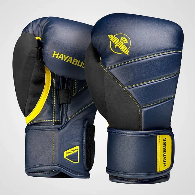 Перчатки для бокса Hayabusa T3 Navy Yellow