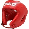 Боксерский шлем Sportko ОК2 (верх мягкий крестообразный)