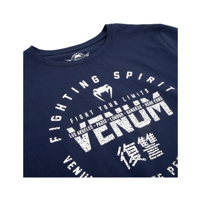 Детская футболка Venum Signature T-Shirt Navy Blue