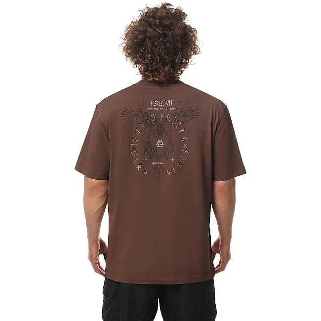 Футболка чоловіча PERESVIT Oversized Sacred Tree Light Brown