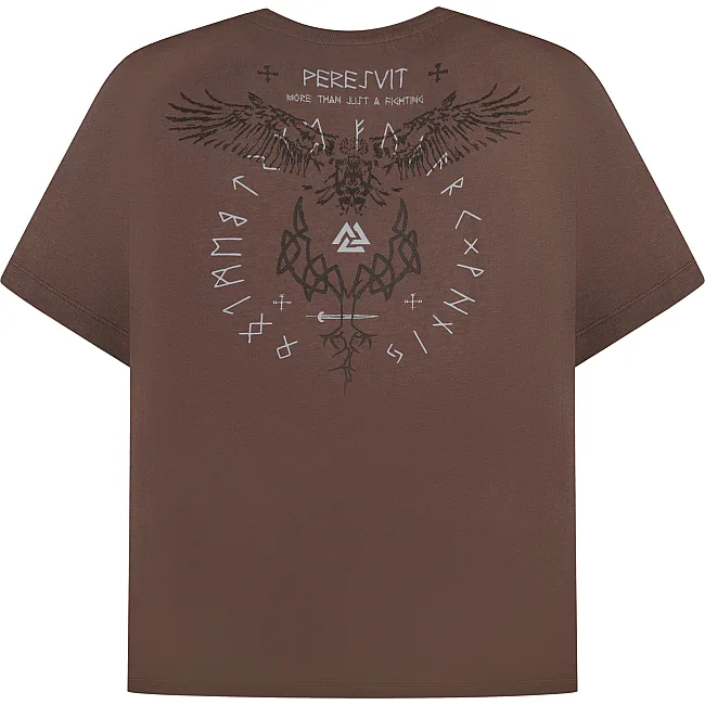 Футболка чоловіча PERESVIT Oversized Sacred Tree Light Brown