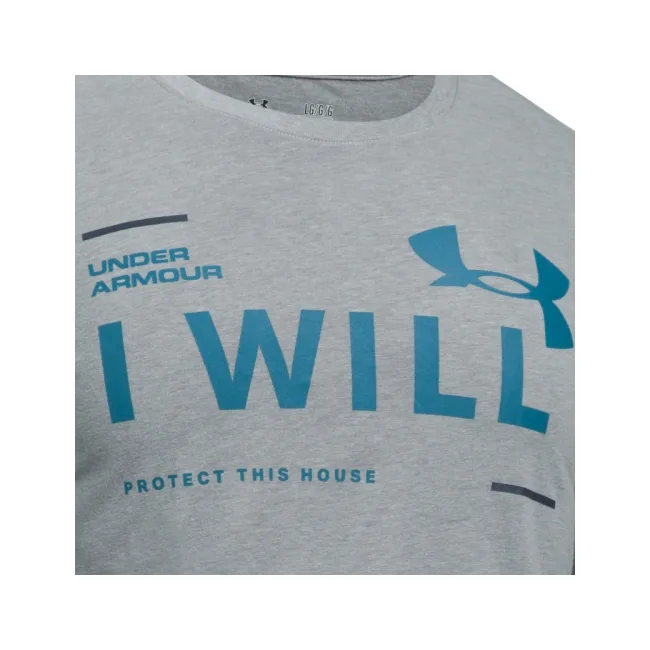 Футболка Under Armour I Will T-Shirt Charged Cotton Steel
