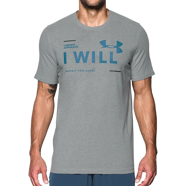 Футболка Under Armour I Will T-Shirt Charged Cotton Steel