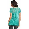 Женская футболка Sinful Feline Lace Panel Tee