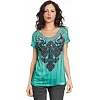 Женская футболка Sinful Feline Lace Panel Tee
