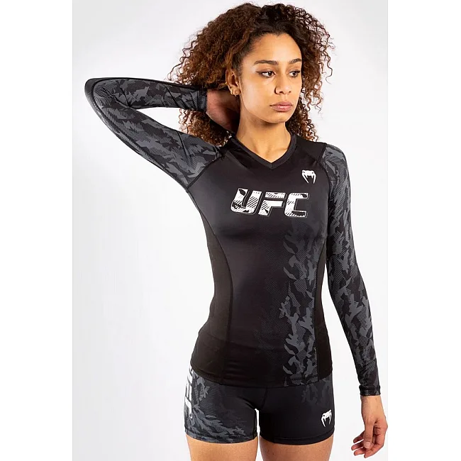 Рашгард женский VENUM Official UFC Fight Week Black