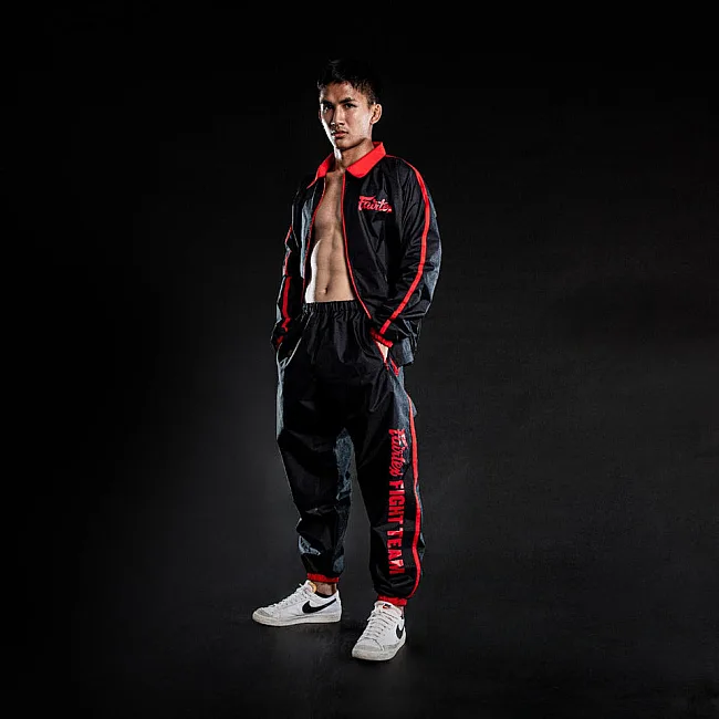 Костюм для сгонки веса FAIRTEX VS4 Vinyl Sweat Black Red