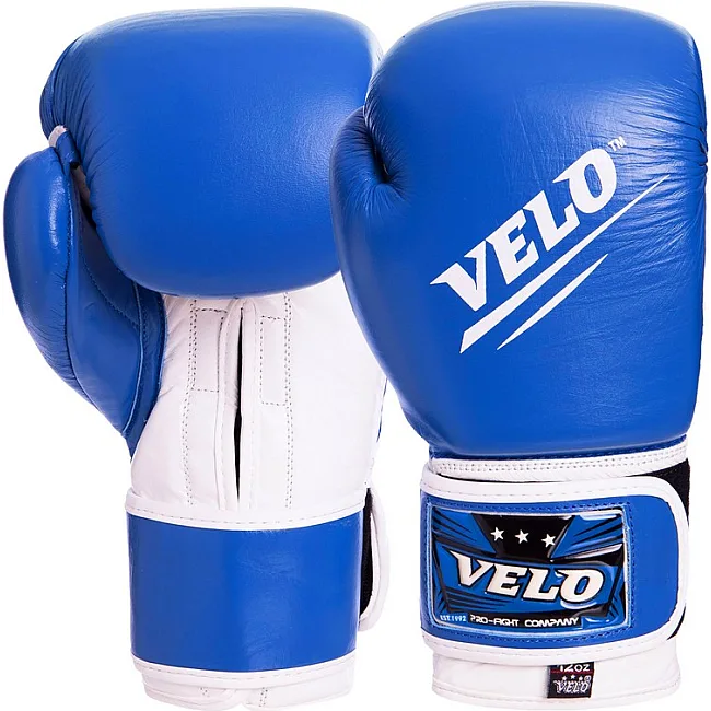 Боксерские перчатки кожаные VELO VL-2210