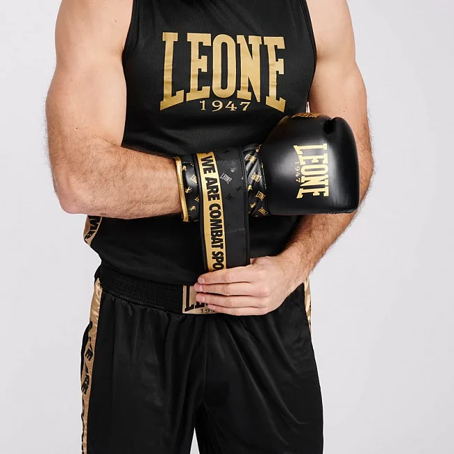 Перчатки для бокса LEONE DNA Black