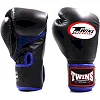 Перчатки для бокса TWINS Velcro Mesh Edition BGVLA1 Black Blue