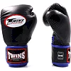 Перчатки для бокса TWINS Velcro Mesh Edition BGVLA1 Black Blue