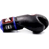 Перчатки для бокса TWINS Velcro Mesh Edition BGVLA1 Black Blue