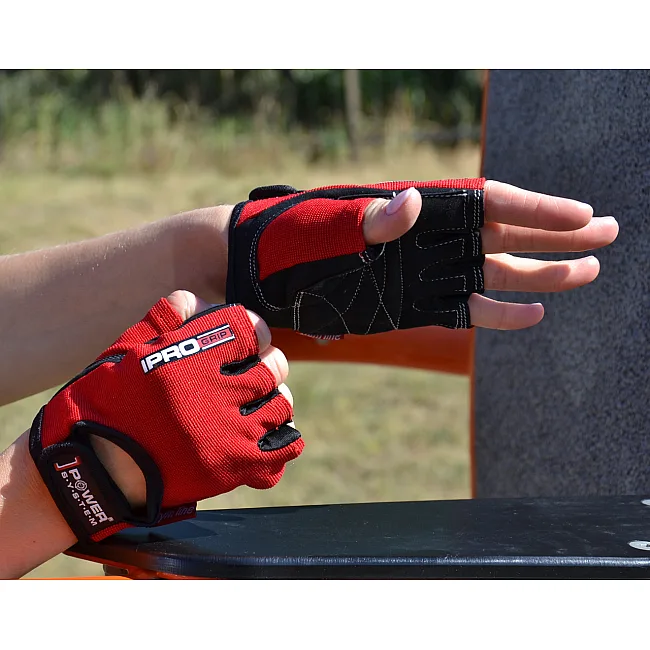 Перчатки для фитнеса POWER SYSTEM PS-2250 Pro Grip Red