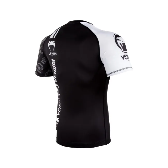 Рашгард Venum Logos Short Sleeves Rashguards Black