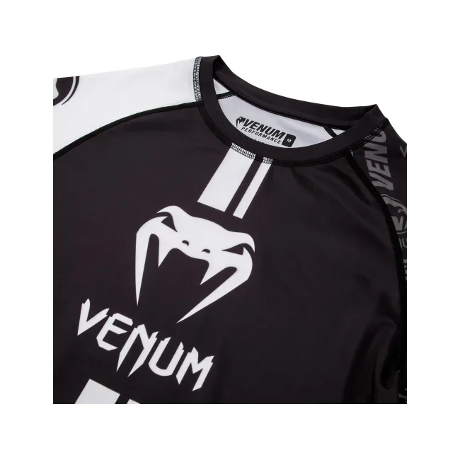 Рашгард Venum Logos Short Sleeves Rashguards Black