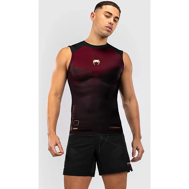 Рашгард VENUM Tactical XT - Black/Burgundy/Gold