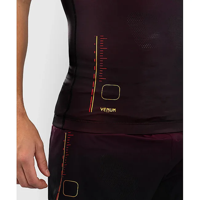 Рашгард VENUM Tactical XT - Black/Burgundy/Gold